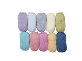 Knit Picks Wool of The Andes Yarn Pack - 10 Skeins of Pastel 100% Wool Worsted Weight Yarn (Soft)