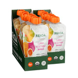 Kekoa Foods Curry Vegetable Mango Baby Food Pur e | 100% USDA Certified-Organic, No Sugar Added | Organic, Non-GMO, Gluten-Free