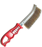 Snnp Wire Scratch Brushes Set Carbon Steel And Stainless Steel Wire Brush For Automotive, Cleaning Welding Slag And Rust,Steel W