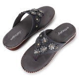 Ortho Joy Doctor Fancy Footwear For Women || Orthopedic Women'S Fancy Slipper/Sandal For Women,Grey,7,B0CS3CTWQ7