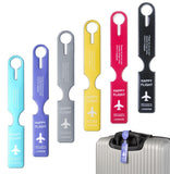 Nyganmelloz 6 Pack Luggage Tag Baggage Handbag Suitcase Tags With Name Id Card Quickly Spot Luggage Suitcase, AntiLost Tag,Pe