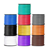 Cablectric 10 Roll 18 Gauge Copper Clad Aluminum Primary Wire Assorted Colors 100 Ft of Wire per Roll