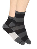 Bodycare Darks Grey And Black Assorted Men Antibacterial & Super Soft Socks Pack Of 2