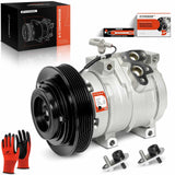 A-Premium A/C Compressor with Clutch - Fits for 158386 - Compatible with Toyota Corolla 1.8L 2003-2008, Matrix 1.8L 2003-2008
