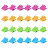 Magnetic Clips, 24 Pieces Heavy Duty Square Magnetic Clips for Office Classroom Whiteboard Paper Hanging, 1.2 inch Colorful Stro