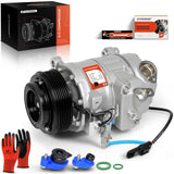 A-Premium Air Conditioner AC Compressor with Clutch Compatible with BMW X5 320i 328i 428i 528i 535i 228i 328d 535d 740Ld GT xDri