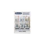 Schmincke Horadam Aquarell, Super Granulation Trio Mist, 5 ml Tubes, 74 621 097, Cardboard Set, Very Strong Granulating Watercol