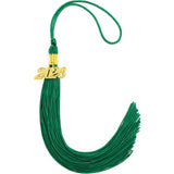 JULMELON 2026 Tassels Graduation, Green Tassel Class of 2026 with Year Charm, Graduation Cap Tassels Decorations for School Part