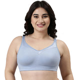 Enamor Women A112 Bra, Chambray Melange, 36D