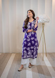 Gosriki Women'S Rayon Blend Chikankari Embroidered Straight Kurta (Sceros Violet-Nw-Gs_Xl_Violet_X-Large),Violet,,B0D4ZGR2KN