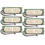 Eucalyptus Magnetic Hall Pass, Pack of 6