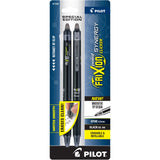 PILOT FriXion Synergy Clicker Erasable Retractable & Refillable Gel Pens, 0.5mm Extra-Fine Point, Black Barrel, Black Ink, Pack 