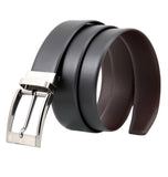 Sio Mens Reversible PuLeather Formal Black/Brown Belt For Men(ColorBlack/Brown || Length46 Inches