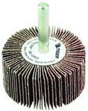 Weiler 52016 2 x 1 Tiger Coated Abrasive Flap Wheel, 1/4 Stem, 80AO (Pack of 10)