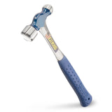 ESTWING Ball Peen Hammer 16 oz Metalworking Tool with Forged Steel Construction & Shock Reduction Grip E316BP
