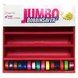 Bobbinsaver Sewing Tools BS2J Saver 2 Jumbo, Red, Holds Up To 70+ Bobbins