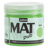 Pebeo Mat Pub, extra fine, 140 ml-Bright Green Acrylic Paint