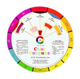 Grumbacher GRUB420 Large Color Wheel Mixing Guide, 91/2 Dia, White