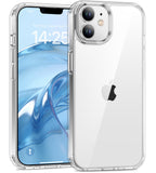 USLAI Case for iPhone 12 and iPhone 12 Pro, Anti-Yellowing, Crystal Clear Back, Shockproof & Military-Grade Drop Protection - Tr