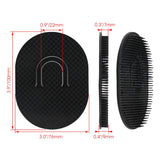 12pcs Palm Brush for Men, Segbeauty Portable Hair Brushes Plastic Beard Comb Shampoo Brushes Pocket Comb Scalp Massage Brush for