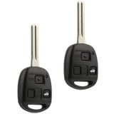 Car Key Fob Keyless Entry Remote fits ES330 LS430 SC430 (HYQ12BBT, 1511A-12BBT), Set of 2