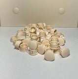 5/8 Inch Plastic Plug, Aluminum Patio Cover Replacement Plugs | 50 Pack (Desert Sand/Sandalwood)