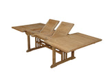 Anderson Teak Sahara Rectangular Double Extension Table, 106-Inch