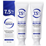 2 Pack Hydroxyapatite Toothpastes for Enamel Protection and Tooth Strengthening, Fluoride-Free Cooling Mint, Promotes Fresh Brea