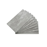 Palisade 25.6 in. x 14.8 in. Interlocking Vinyl Waterproof Wall/Backsplash Tiles for Kitchen or Bathroom in Smoky Sky (8 Pack)