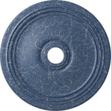 Ekena Millwork CM24DIAMC Diane Ceiling Medallion, 24OD x 3 5/8ID x 1 1/4P (Fits Canopies up to 6 1/4), Hand-Painted Americana Cr