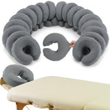 Macarrie 36 Pcs Face Cradle Covers for Massage Table Microfiber Reusable Soft Thicker Massage Table Headrest Covers Bulk Oil Pro