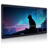 BREIDMKFM Playmat for MTG with Magic Zones, 24 x 14 inches Game Play Mat for MTG TCG, Trading Card Game Play Mat Desk Mats with 