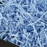 PLINJOY 4 OZ Light Blue Crinkle Cut Paper Shred Filler for Gift Basket Shredded Confetti Paper Box Stuffing Easter Basket Grass 