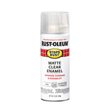RustOleum 285093 Stops Rust Spray Paint, 12 Oz, Matte Clear