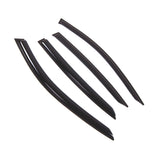 TuningPros Outside Mount Window Vent Visors Rain Guards Compatible with Infiniti Q50 2014-2016 | Side Window Wind Deflectors Rai
