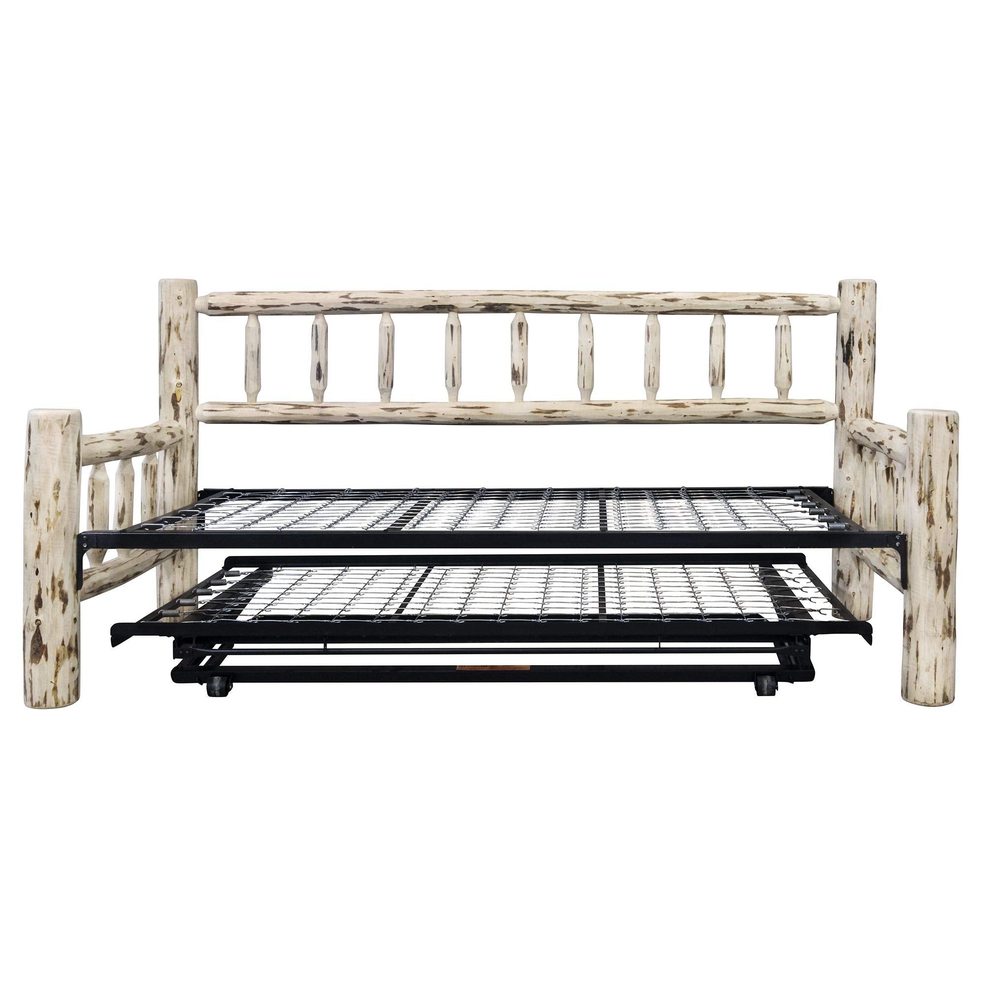 Montana Woodworks Collection Day Bed With Pop Up Trundle, Ready To Finish
