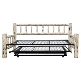 Montana Woodworks Collection Day Bed With Pop Up Trundle, Ready To Finish