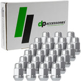 DPAccessories Chrome 1/2-20 Lug Nuts | Closed End Bulge Acorn | 36mm (1.4) Tall | 19mm (3/4) Hex | Set of 23 | D3112-HT-2305/23