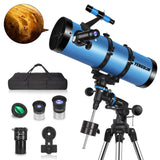 Telescope150EQ for Adults High Powered, Professional Newtonian Reflector Telescope for Beginner in Astronomy, with Carry Bag, St