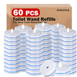 Navona 60 Count Toilet Wand Refills, Fits Most Toilet Wand Handles