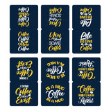 woopme 6 PCs I Drink Coffee Bookmark Magnetic for Students Kids Book Lovers Readers Gift Magnetic Page Clips Folding