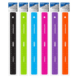 BAZIC 12Inch (30cm) Shatterproof Flexible Ruler, Single Ruler