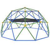 Gardenature 10FT Climbing Dome with Hammock, Outdoor Jungle Gym for Kids, Geometric Dome Climber Supporting 880 Lbs Anti-Rust Me