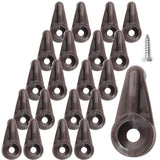 suiwotin 50pcs Mirror Hanging Clips, Glass Retainer Clips, Plastic Mirror Mounting Clips Hanging Hardware for Fixing Window Glas