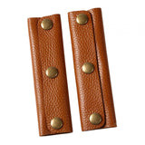 Zoomella 2Pcs Luggage Handle Wraps Handbag Handle Covers For Tote Bag Suitcase Wallet Brown