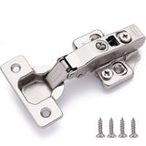 DecoBasics Full Overlay European Soft Close Cabinet Hinges for Kitchen Cabinets (40 Pcs) -105 Frameless Concealed Cabinet Door H