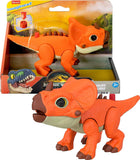 Fisher-Price Imaginext Jurassic World Dinosaur Action Figure with Kid-Activated Motion & Growing Spikes, 7.75-inch Aquilops Dino