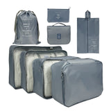 Anbsunion Packing Cubes 8 Set Packing Cubes For Suitcase Lightweight Luggage Packing Organizers For Travel Accessories, Suitca