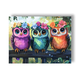 Wergund 5D DIY Diamond Art Owl, Diamond Art Kits for Adults Animal Bird, Diamond Painting Full Drill Crystal Rhinestone Embroide