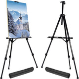 Portable Artist Easel Stand for Painting - Adjustable Height Painting Easel with Bag - Tabletop Art Easel for Painting Canvas St